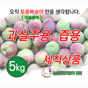 토종복숭아(개복숭아) 과실주용 열매 5KG